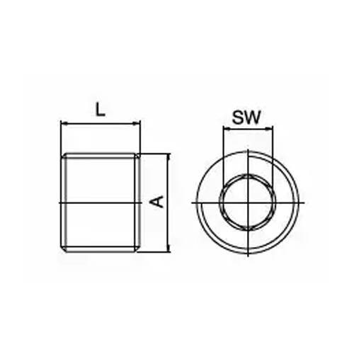 Tampão Rosca Cilíndrica Bsp
