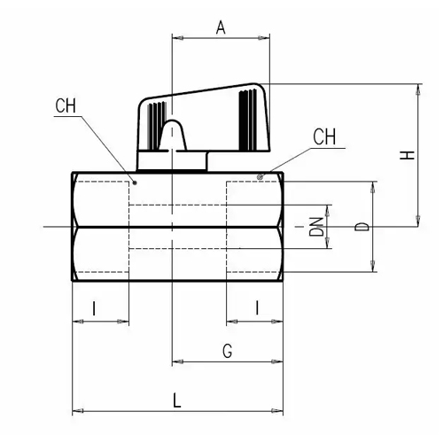 Válvula de esfera, mini, fêmea x fêmea