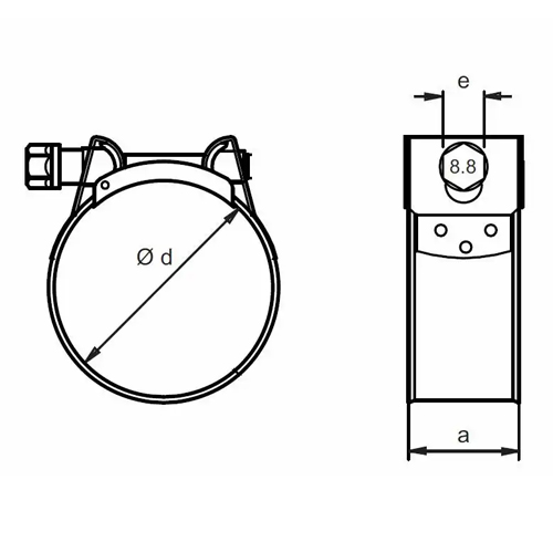 Braçadeira p/ Grandes Diâmetros