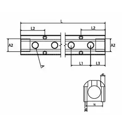 Distribuidor em linha - 3/4"