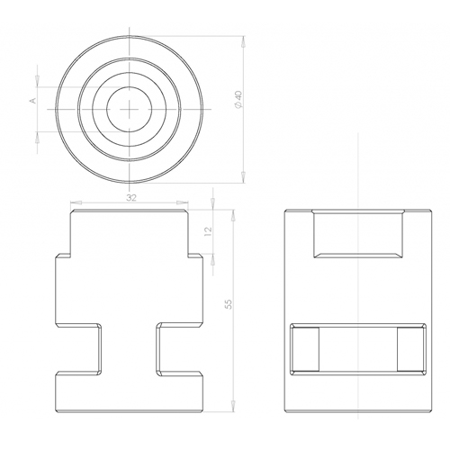Acoplamento Fêmea KO