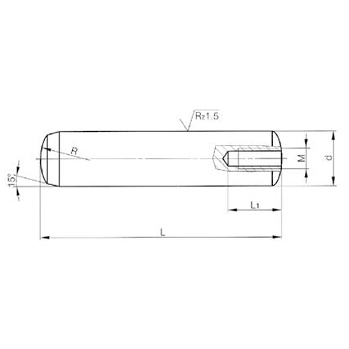 Cavilha Roscada DIN 7979