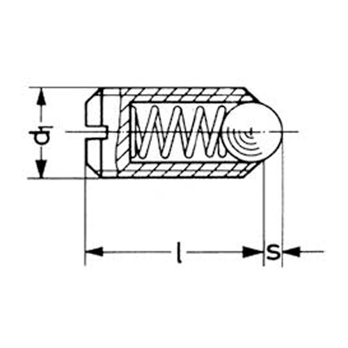 Limitador Roscado de Esfera
