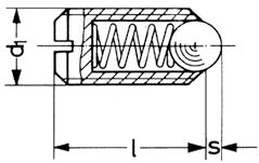 Limitador Roscado de Esfera