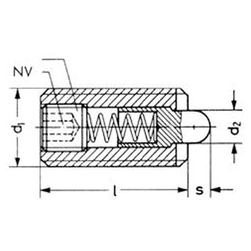 Limitador Roscado de Pino