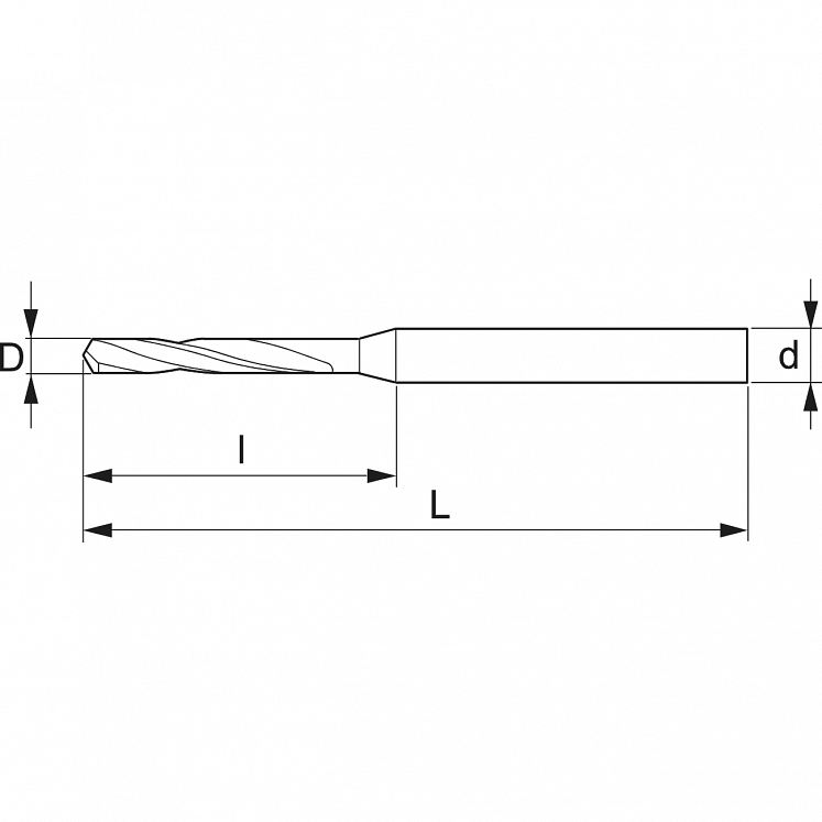 BROCA MICRO REFORÇADA DIN1899A HM WRK A0003