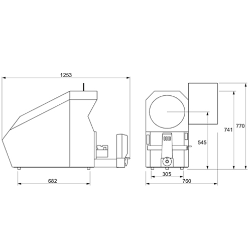 Alpa - Projetor de Perfil Horizontal