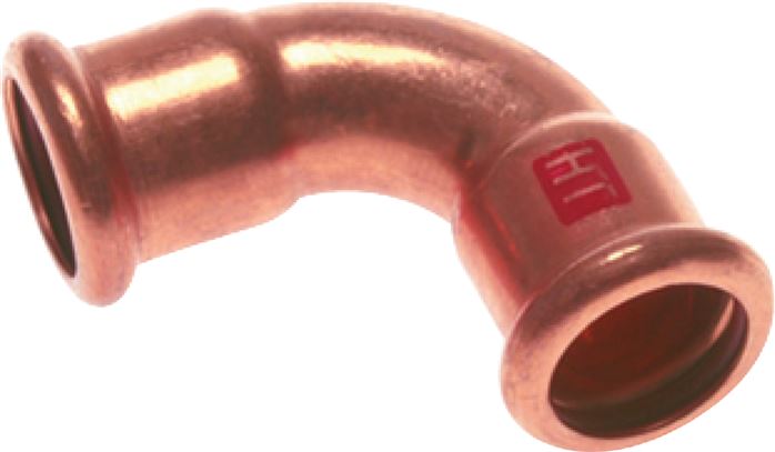 Cotovelos 90º com pressão a partir do interior