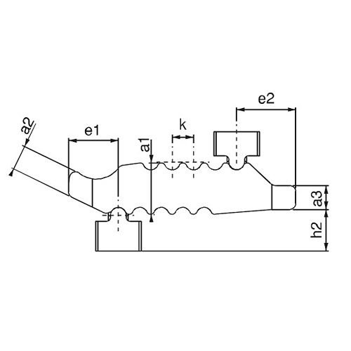 Grampo "Crocodilo" - Face Dupla