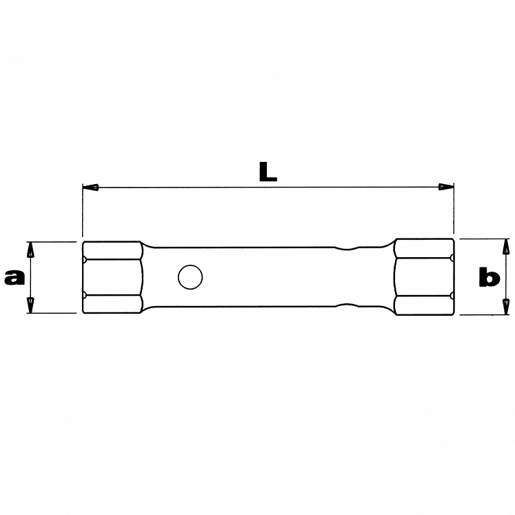 WODEX WX1840 DOUBLE HEADED SOCKET WRENCHES HEAVY DUTY