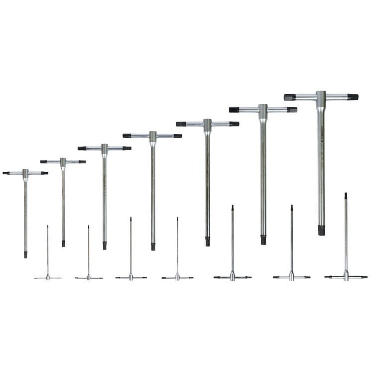 WODEX IN SET FIXED T-HANDLE HEXAGONAL WRENCHES