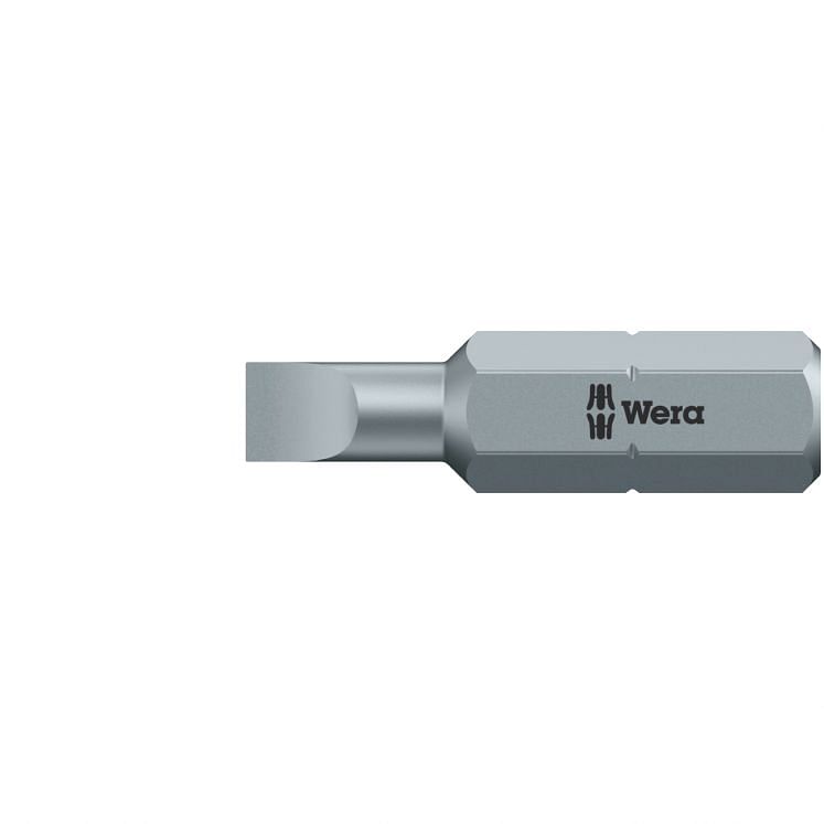 WERA 800/1 Z BITS FOR SLOTTED SCREWS