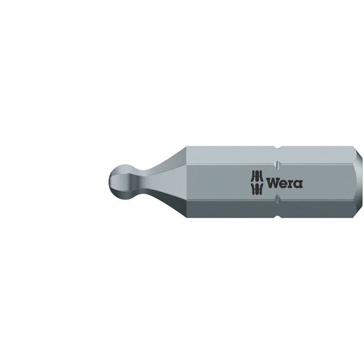 WERA 842/1 Z BITS WITH SPHERICAL HEAD FOR SOCKET HEAD SCREWS