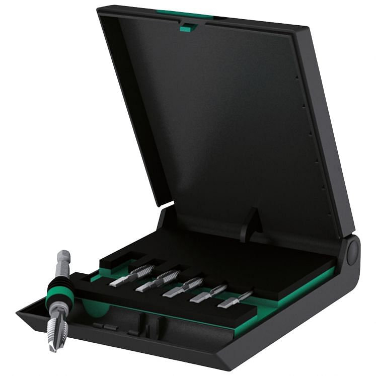 WERA 844/7 SET OF TAP BITS FOR BIT HOLDERS WITH HEXAGONAL DRIVE 1/4"