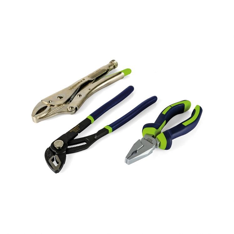 WODEX WX3746/S3 SET OF UNIVERSAL COMBINATION PLIERS