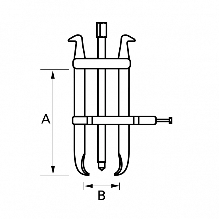 WODEX WX5930 REVERSIBLE EXTRACTORS 2 ARM