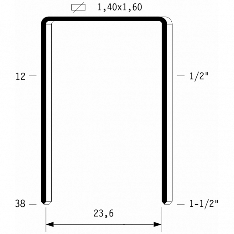 METALLIC STAPLES OMER SERIES WP