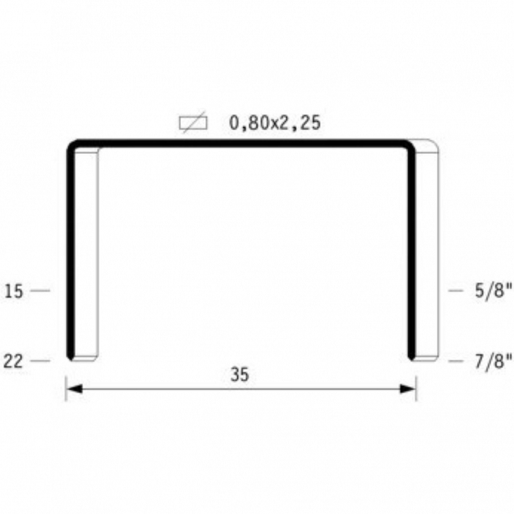 MATALLIC STAPLES OMER SERIES 35