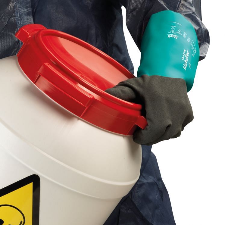 ANSELL ALPHATEC 58-535W NITRILE WORK GLOVES