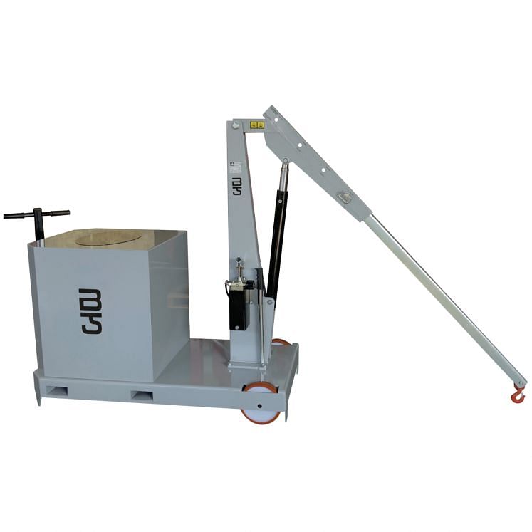 B-HANDLING CANTILEVERED REVOLVING CRANES BALLASTED WITH MANUAL EXTENSION M9435