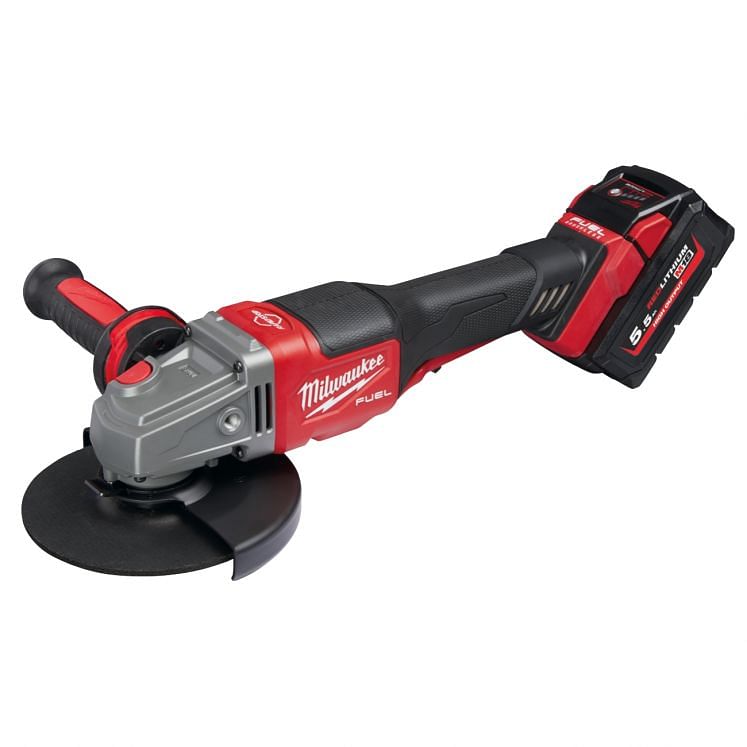 MILWAUKEE M18 FHSAG125XPDB-552X CORDLESS ANGLE GRINDER BATTERY OPERATED 18V