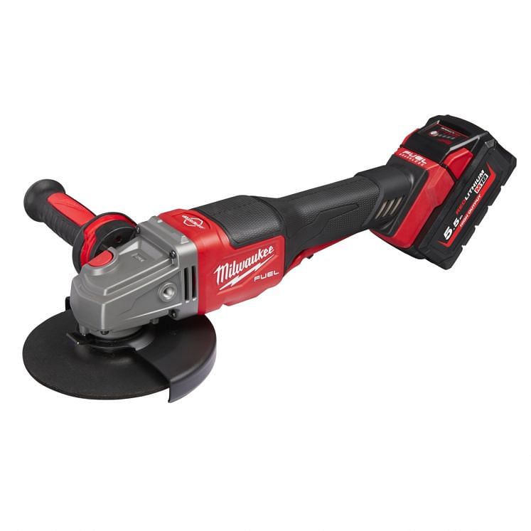 MILWAUKEE M18 FHSAG125XPDB-552X CORDLESS ANGLE GRINDER BATTERY OPERATED 18V
