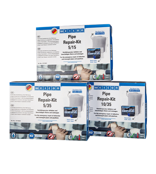 WEICON KIT PARA REPARAçãO DE TUBOS