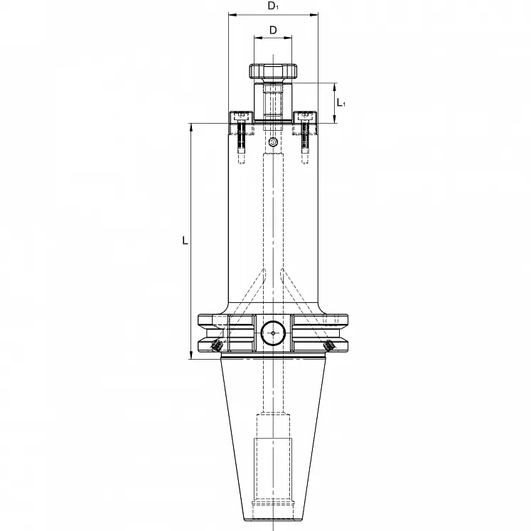 SCHÜSSLER CONES PORTAFRESAS DE ARRASTE FIXO DIN 69871 SK AD+B C0079