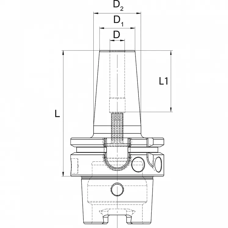 SCHÜSSLER CONES ESTREITOS DIN 69893 HSK A C2065