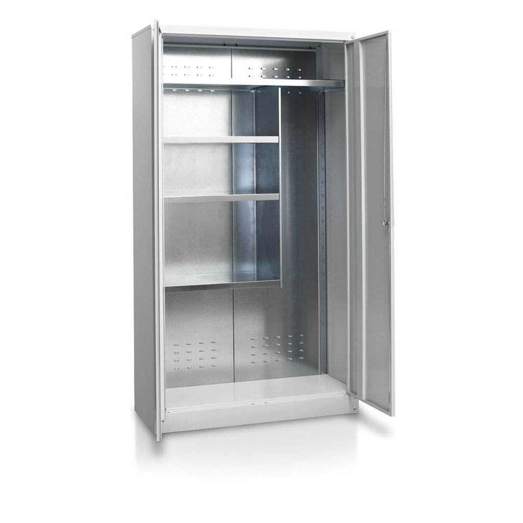 TECNOTELAI ARMáRIO COM MULTI COMPARTIMENTOS E FECHADURA DE EXTERIOR