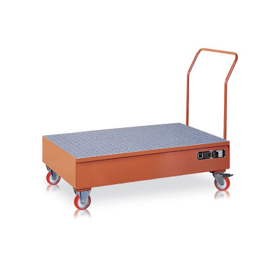 TECNOTELAI CARRINHO COM TANQUE DE PROTEçãO PARA BIDõES