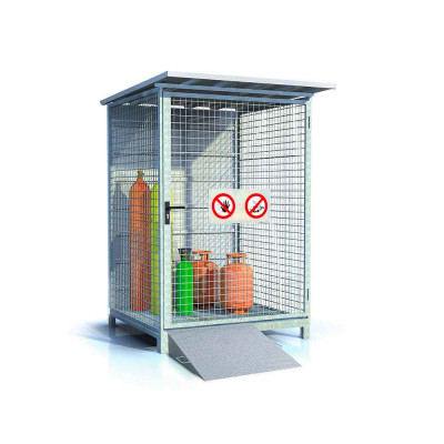 TECNOTELAI JAULA DE ARMAZENAMENTO DE BOTIJAS (GALVANIZADA)