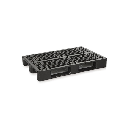 TECNOTELAI PALETE COM PRANCHAS MOLDADAS NUMA Só PEçA EM POLIETILENO REGENERADO.