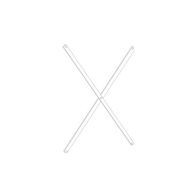 TECNOTELAI TRAVESSA DE REFORçO EM AçO PLASTIFICADO COM ORIFíCIOS