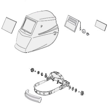 PEÇAS DE SUBSTITUIÇÃO PARA LINCOLN EUROONE MASKS
