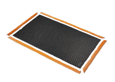 TAPETE ANTI-FADIGA EM BORRACHA NITRÍLICA LARANJA JUSTRITE