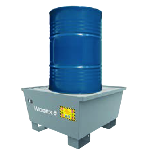 Paletes de Derrame em Aço para Bidões