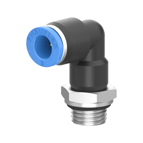 Conector Angular Roscado Macho - PL