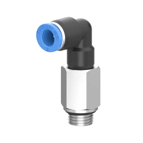 Conector Longo Angular Roscado Macho - PLL