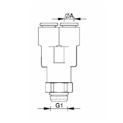Conector Y Roscado Macho - PX