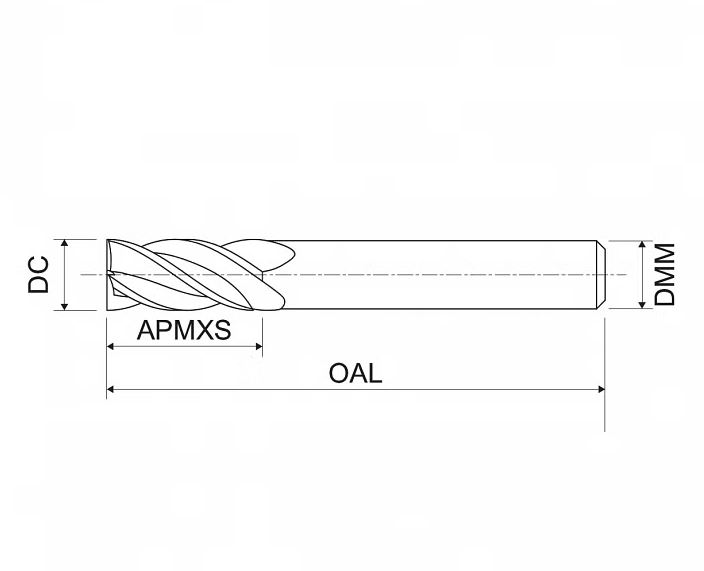Fresas HM Z4 Série Extra Longa KSM N KERFOLG