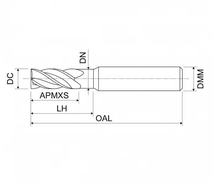 Fresas HM  Z4 KUM KERFOLG