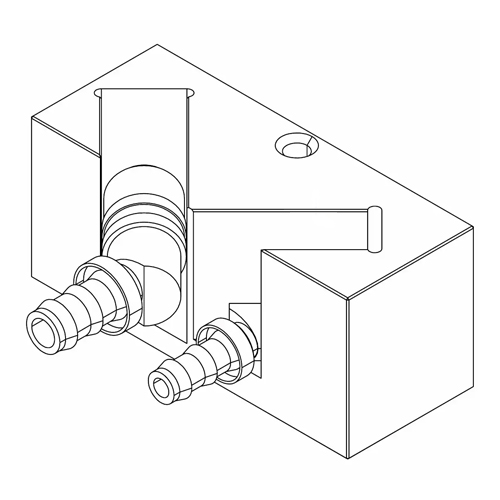 HAT-03 - Adaptador de Montagem - Série 45º 09/13/20/30
