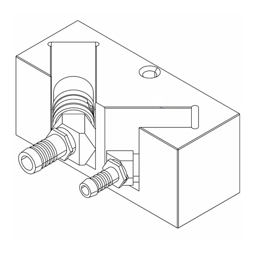 HAT-04 - Adaptador de Montagem - Série TS 45º 09/13/20/30