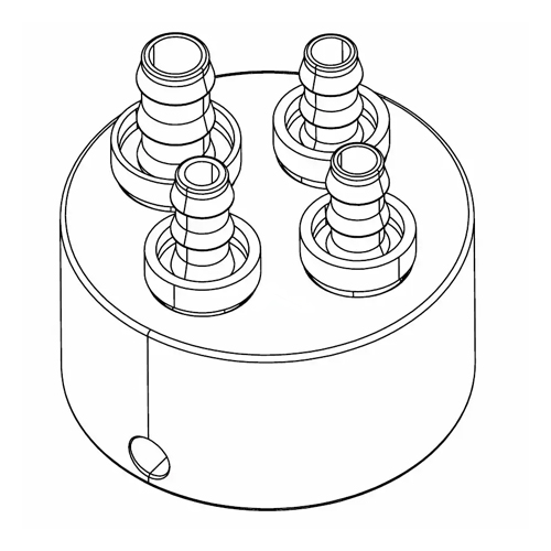 HAT-07 - Adaptador de Montagem - Série Mangueira c/ Rosca