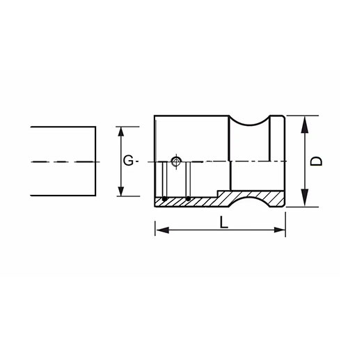 ACOPLAMENTO DE ENCAIXE TIPO A