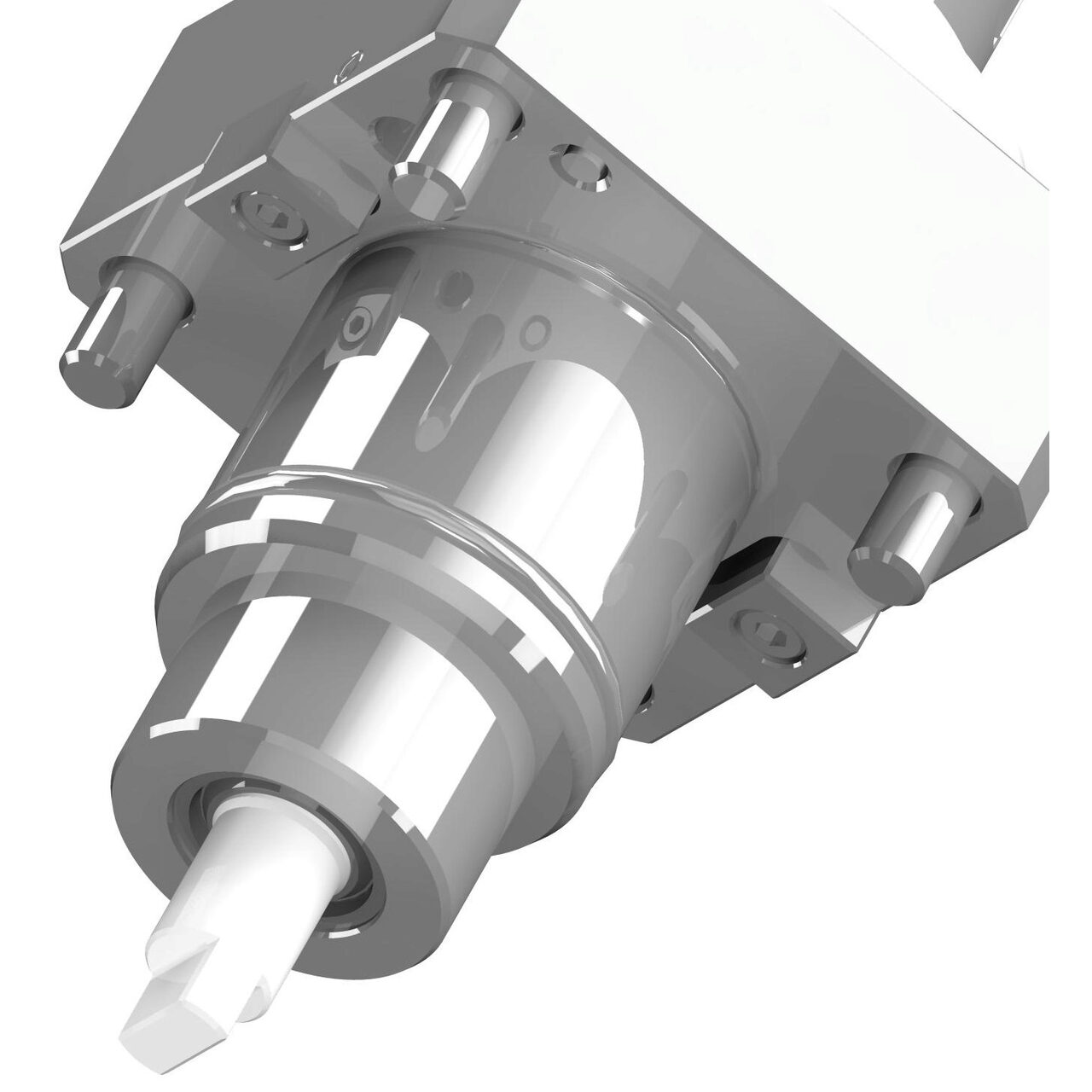 Angular BMT drilling and milling head