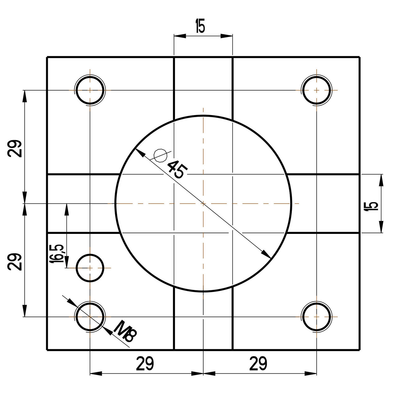 Cut off toolholder (Right)