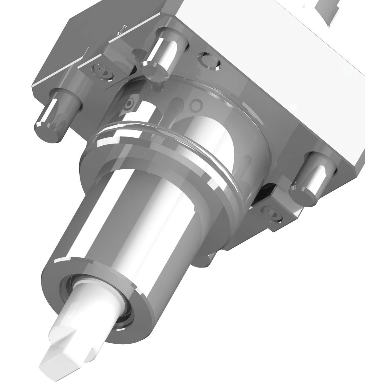 Straight BMT drilling and milling head