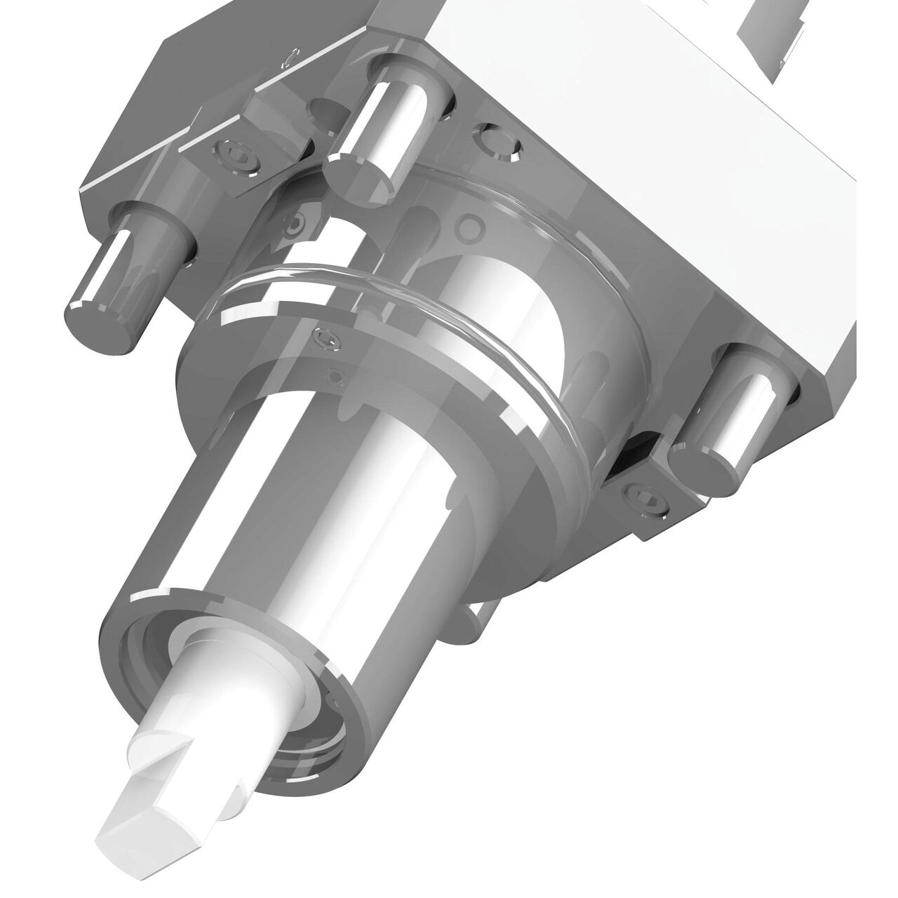 Variable angle BMT drilling and milling head